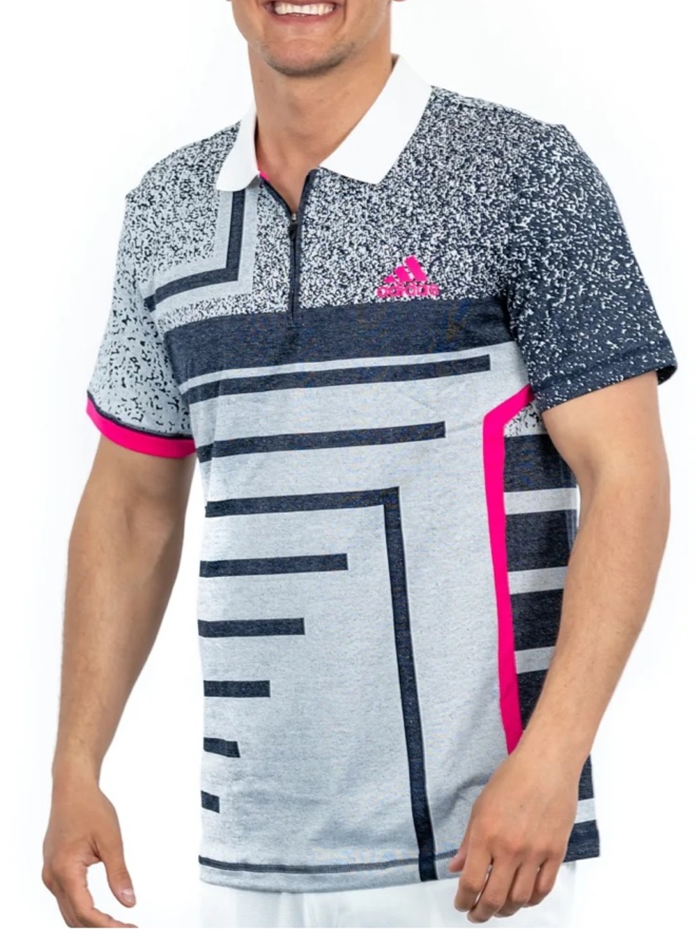 ADIDAS Rule #9 Climalite Seasonal Polo - Tennis Golf Shirt sz L